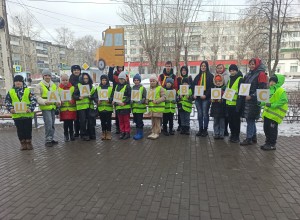 Акция «Шагающий автобус»