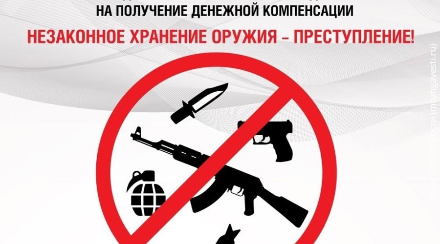 МО МВД России «Кушвинский» призывает добровольно сдать незаконно хранящееся оружие