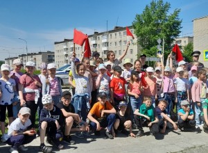 Акция «ПДД на асфальте» прошла в Верхней Туре