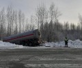 На Серовском тракте попала в ДТП цистерна с пропаном