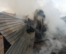 В Кушве горел частный дом