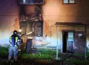 Пожарные ликвидировали пожар в Кушве 