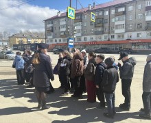 Урок безопасности для юных пешеходов.