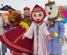 Масленичный разгуляй в поселке Восток: зима ушла, весна пришла!