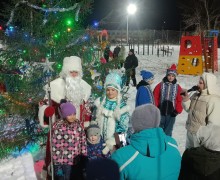 Старт Новому году в Кушвинском муниципальном округе был дан в посёлке Восток. 