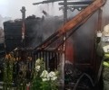 При пожаре в коллективном саду в Орулихе сгорели бани