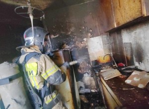 В Кушве при пожаре погиб хозяин квартиры
