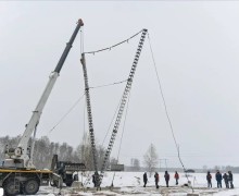 В «Россети Урал» прошли учения по установке быстровозводимых опор