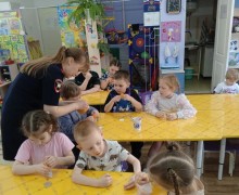 В детском саду прошел мастер-класс по безопасности!