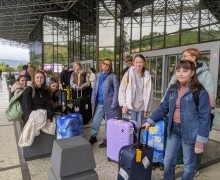 Ученики Кушвинской ДХШ на 22 Международном Арт-кампусе в Сочи. 