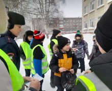 «Внимательный Пешеход» совместная акция Госавтоинспекции и юных инспекторов движения
