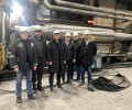 Гости из Казахстана на Кушвинском заводе прокатных валков. 